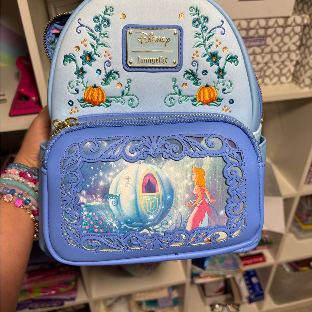 Loungefly Disney Blue Cinderella Backpack